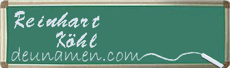 Reinhart Köhl Visitenkarte
